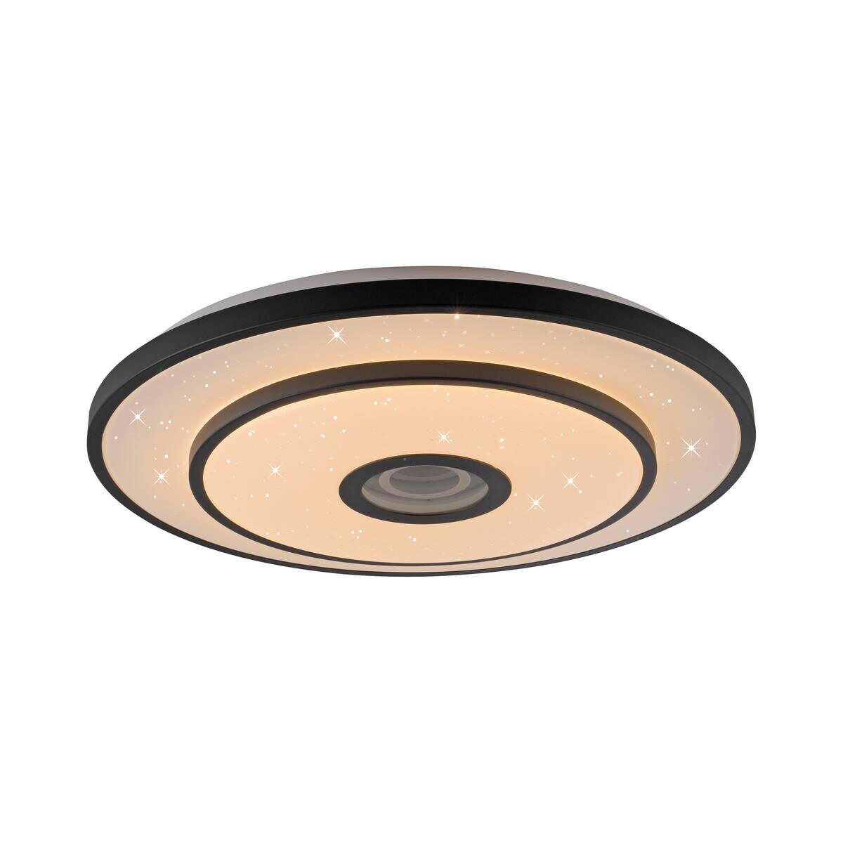 Just Light LED-Deckenleuchte Turanus schwarz H/D: ca. 7,5x50 cm