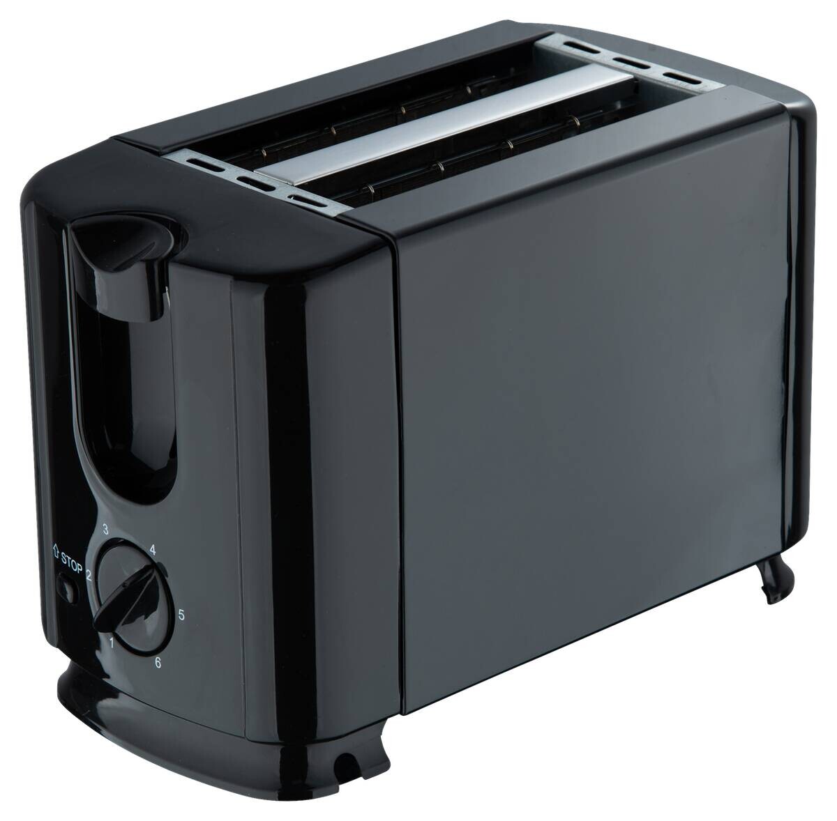 SWISS HOME Toaster schwarz Polypropylen Edelstahl B/H/L: ca. 15x18x25,5 cm