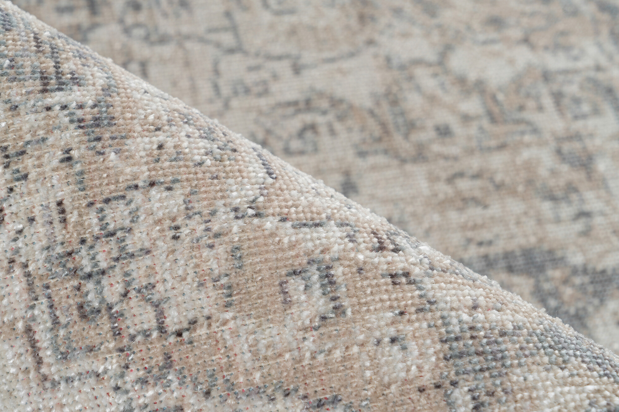 Kayoom Kurzflorteppich Milan 125 grau B/H/L: ca. 80x0,5x150 cm