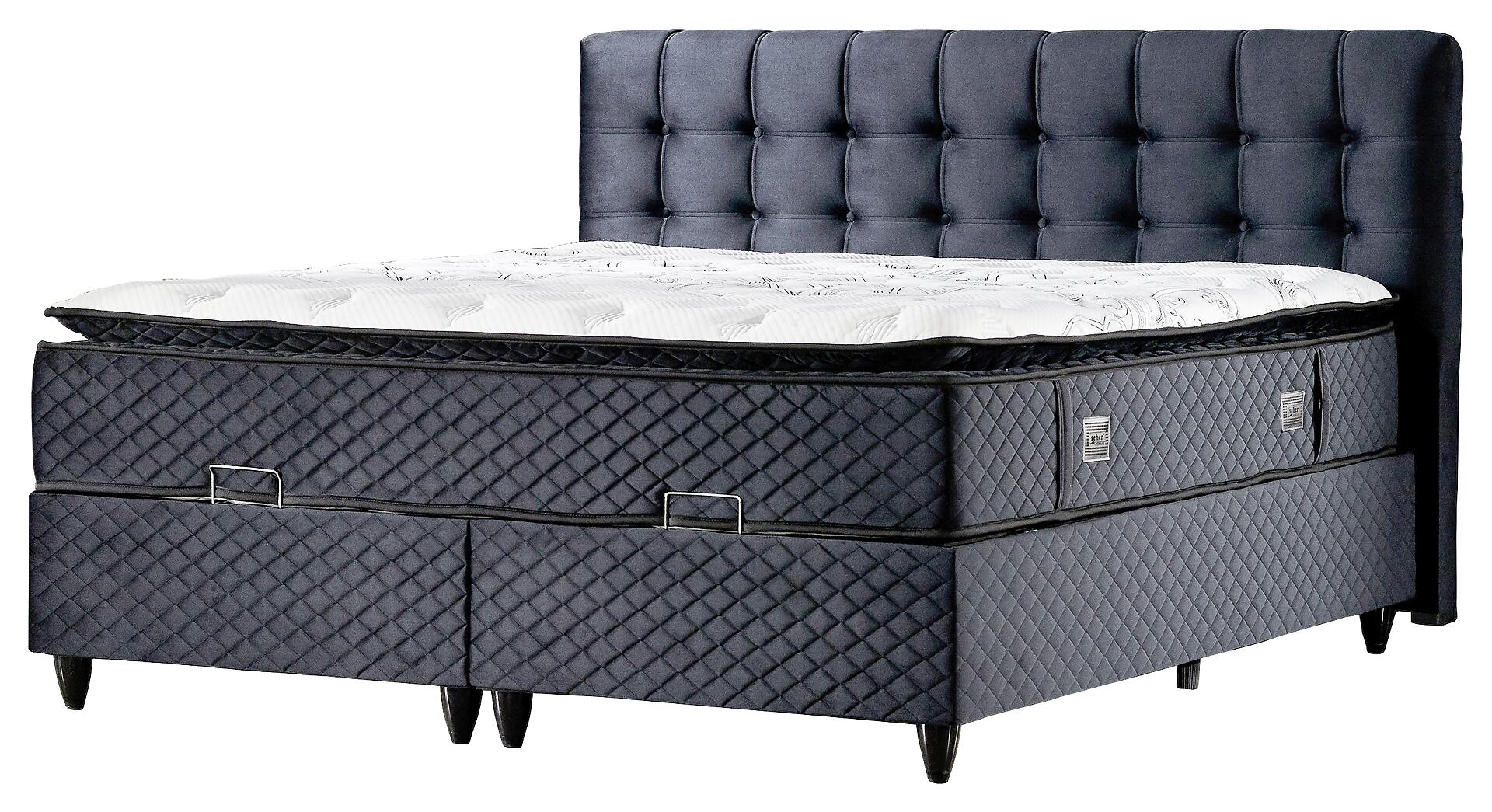 Polsterbett California schwarz Liegefläche B/L: ca. 180x200 cm