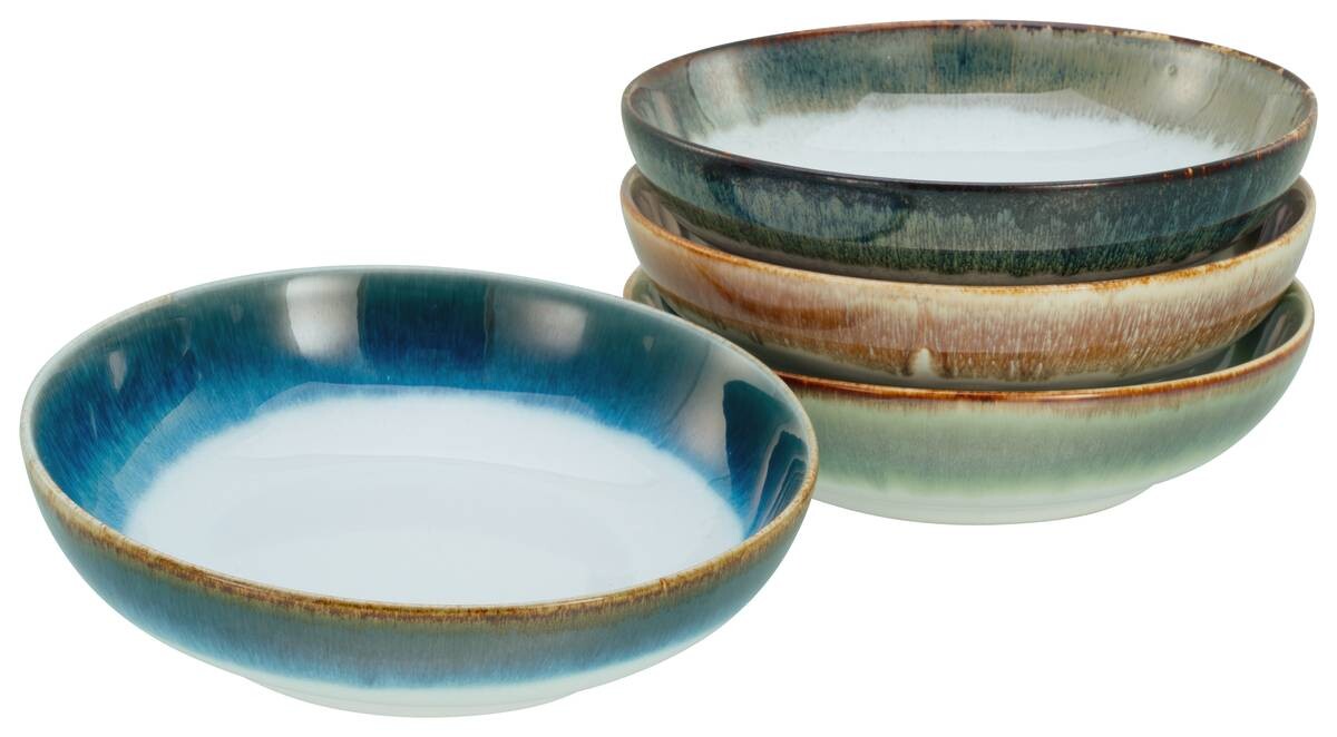 CreaTable Müslischalenset Cascade Bowls Mix Poke bunt Steinzeug