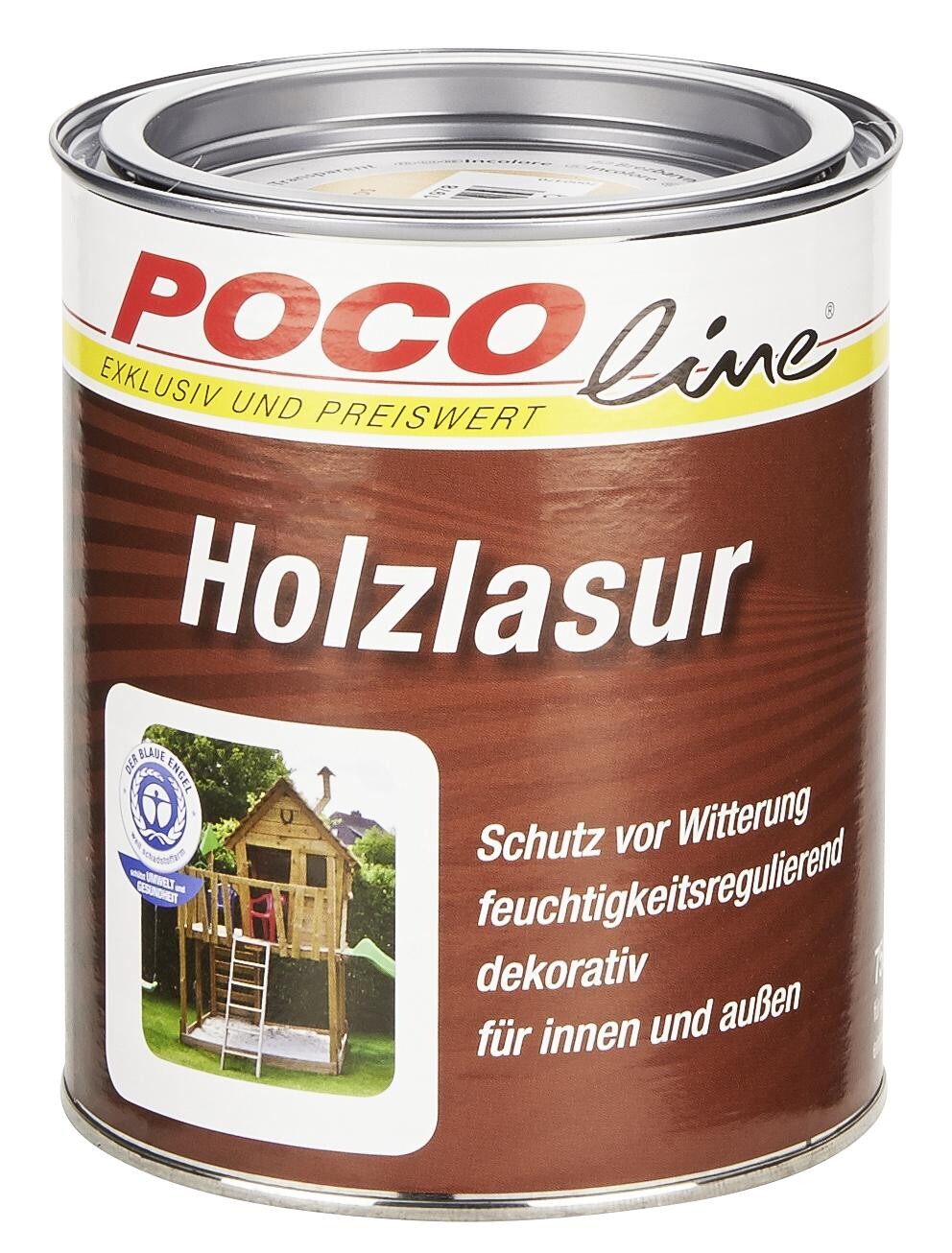 POCOline Acryl Holzlasur farblos ca. 0,75 l