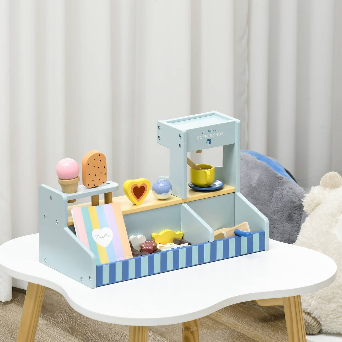 AIYAPLAY Spiel-Eisdiele B/H/L: ca. 20x24,5x42 cm