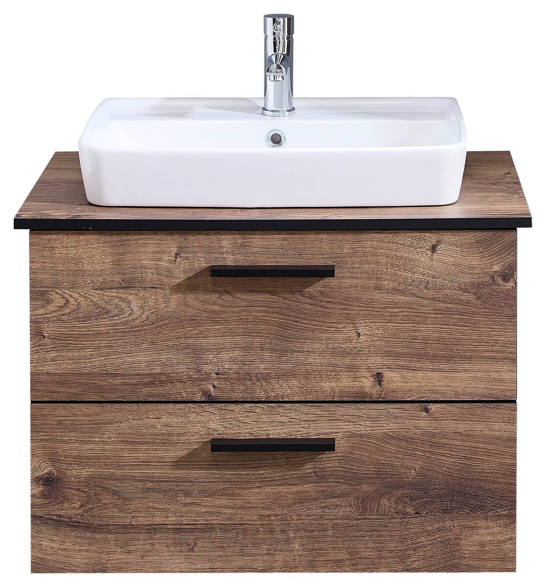 Waschbeckenunterschrank Quickset 374 Eiche Ribeck Nachbildung B/H/T: ca. 73x61,6x44,5 cm Waschbeckenunterschrank Quickset 374 Eiche Ribeck Nachbildung B/H/T: ca. 73x61,6x44,5 cm