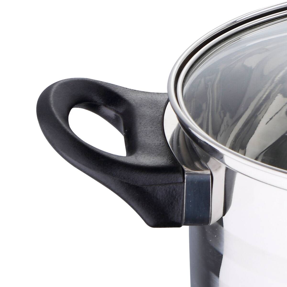 SAN IGNACIO Topfset TOLEDO silber Edelstahl 5 tlg.