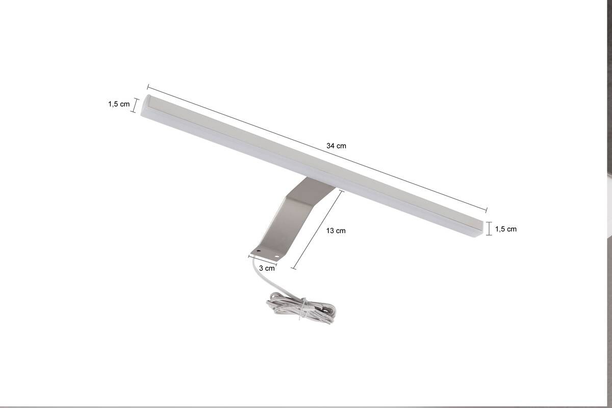 Badaufsatzleuchte Simple B/H/T: ca. 65x56x36 cm