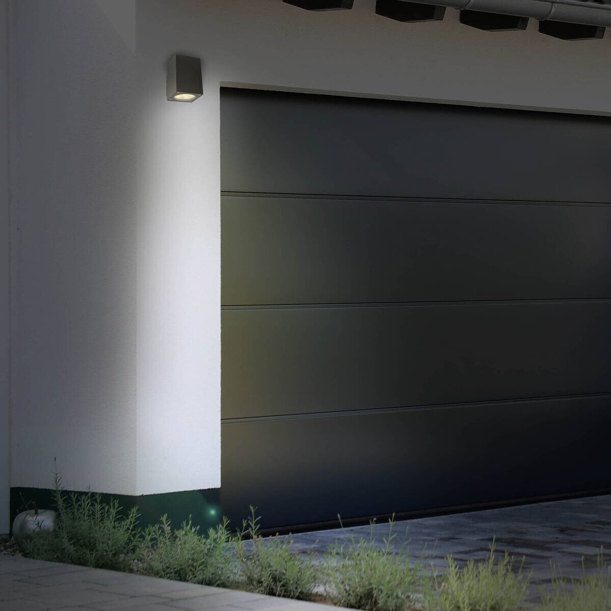 LED-Außenwandleuchte 1138560 anthrazit B/H/T: ca. 9x13x9 cm