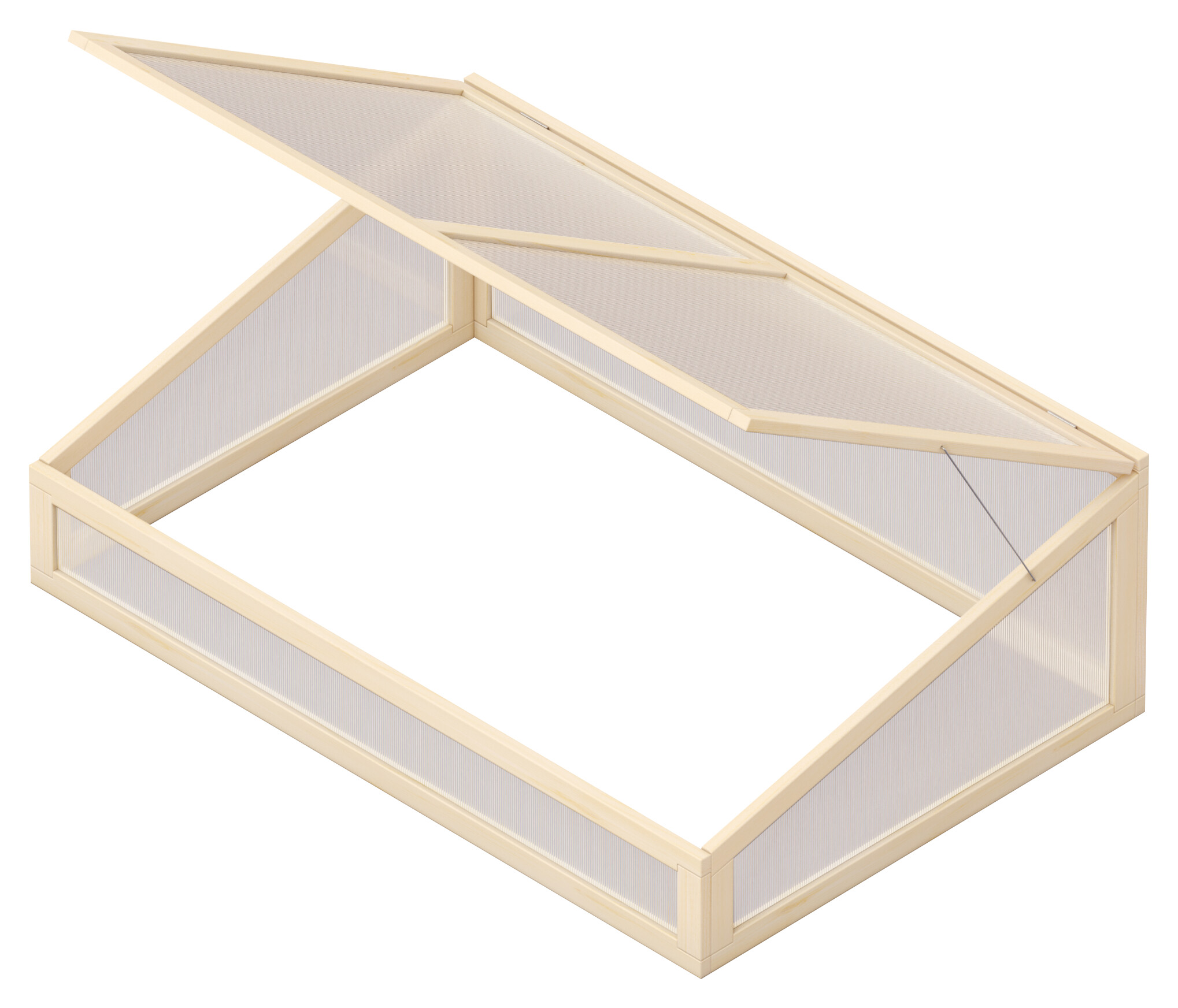 UPYARD Frühbeet ACCESSORIES natur Holz B/H/L: ca. 80x40x120 cm