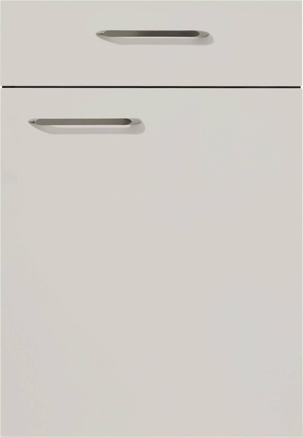 nobilia Doppelblock Laser Magnolienweiß matt B/H/T: ca. 220x201,6x120 cm