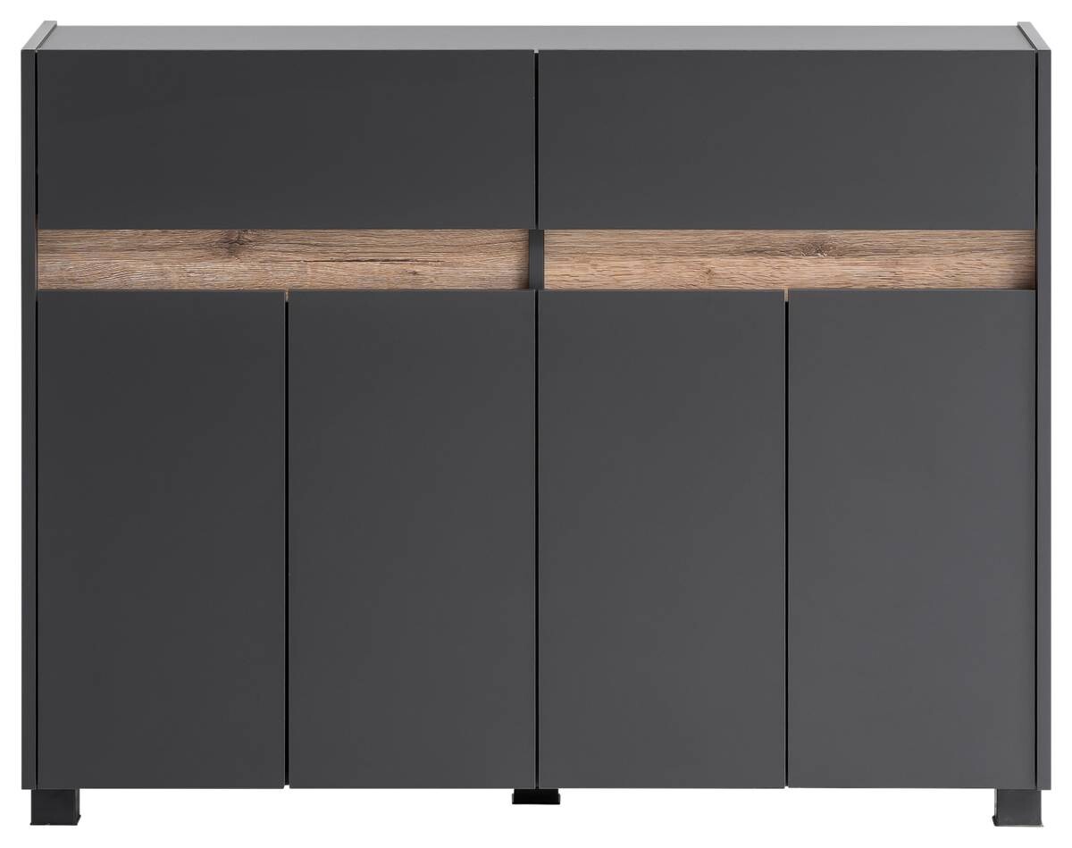 Kommode Cosmo anthrazit B/H/T: ca. 112,2x84,8x33 cm