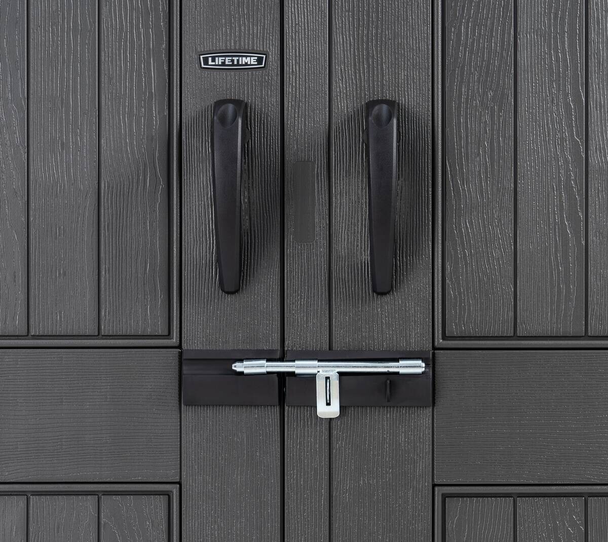 Lifetime Gerätehaus Utah grau B/H/L: ca. 206,2x264,4x426,5 cm