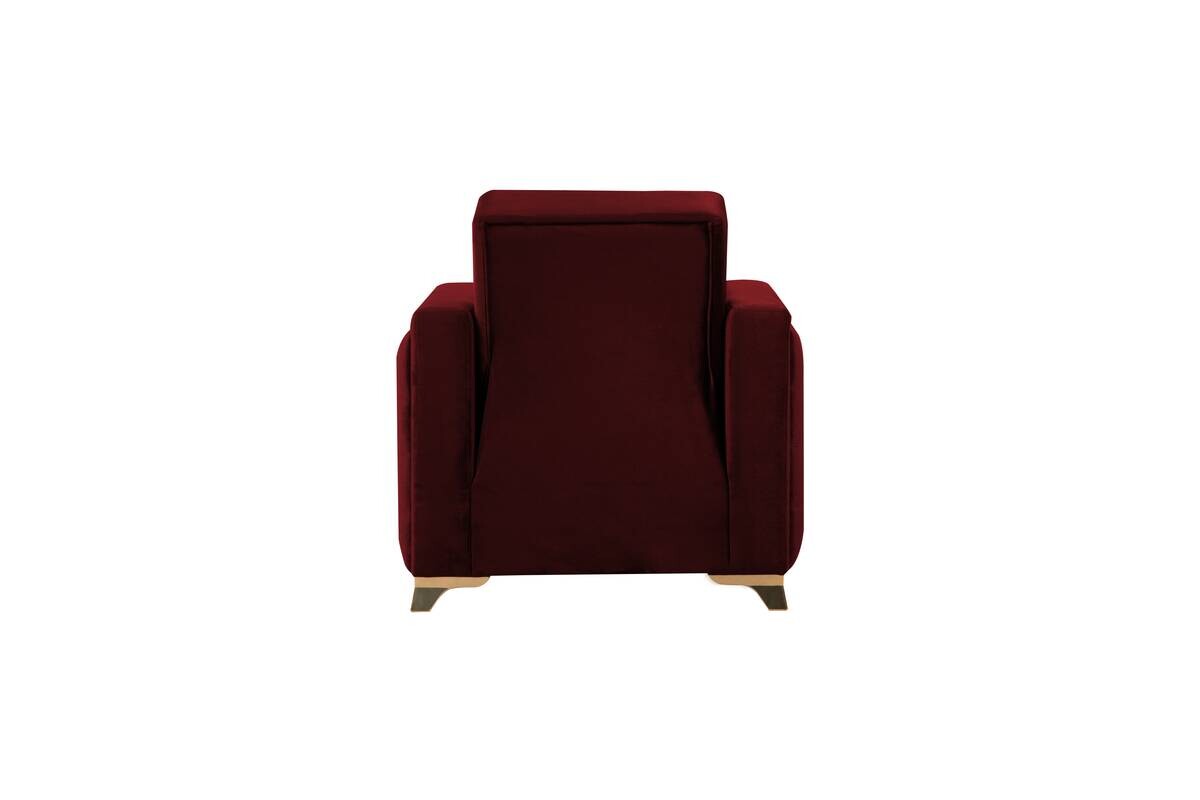 Sofa 3-2-1 Cavana bordeaux Microfaser