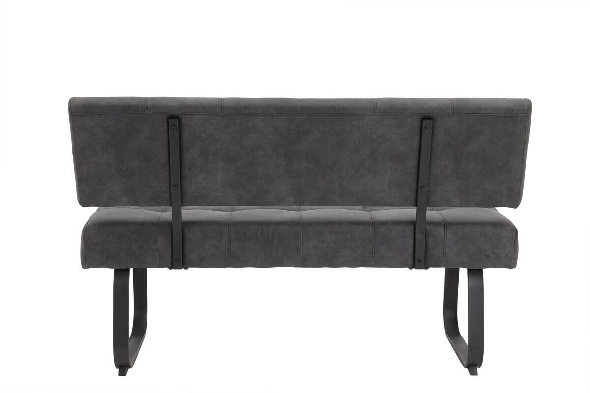 Essgruppe Luise I Eiche anthrazit Microfaser B/H/T: ca. 160x76x80 cm