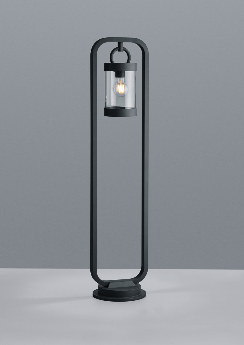 Außenleuchte 404160142 anthrazit klar Aluguss Glas B/H/T: ca. 23x100x21 cm