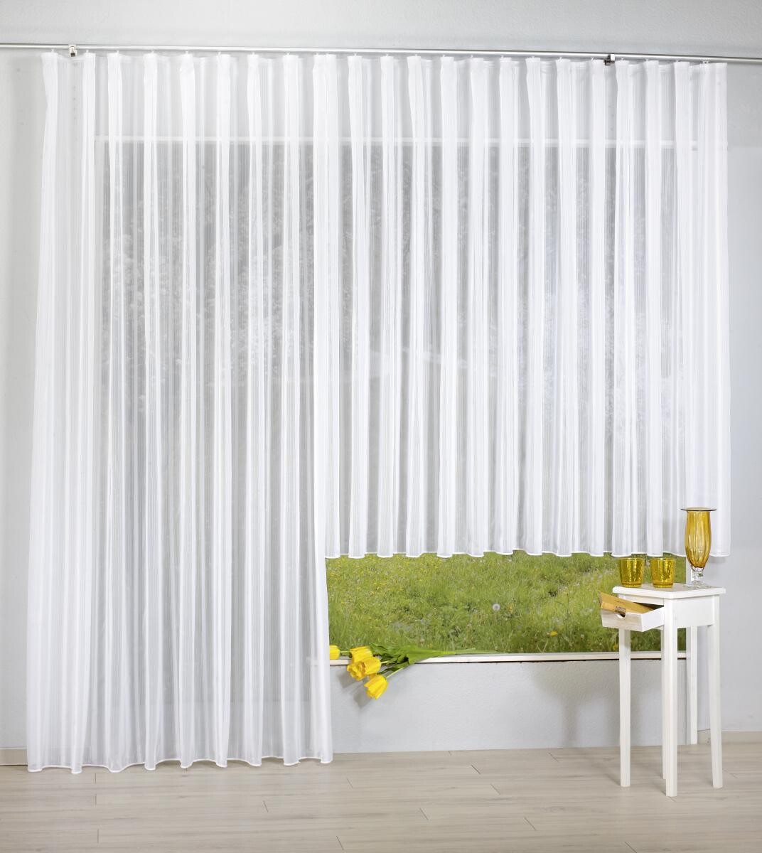 POCOline Fertigstore Finnesse weiß B/L: ca. 300x175 cm