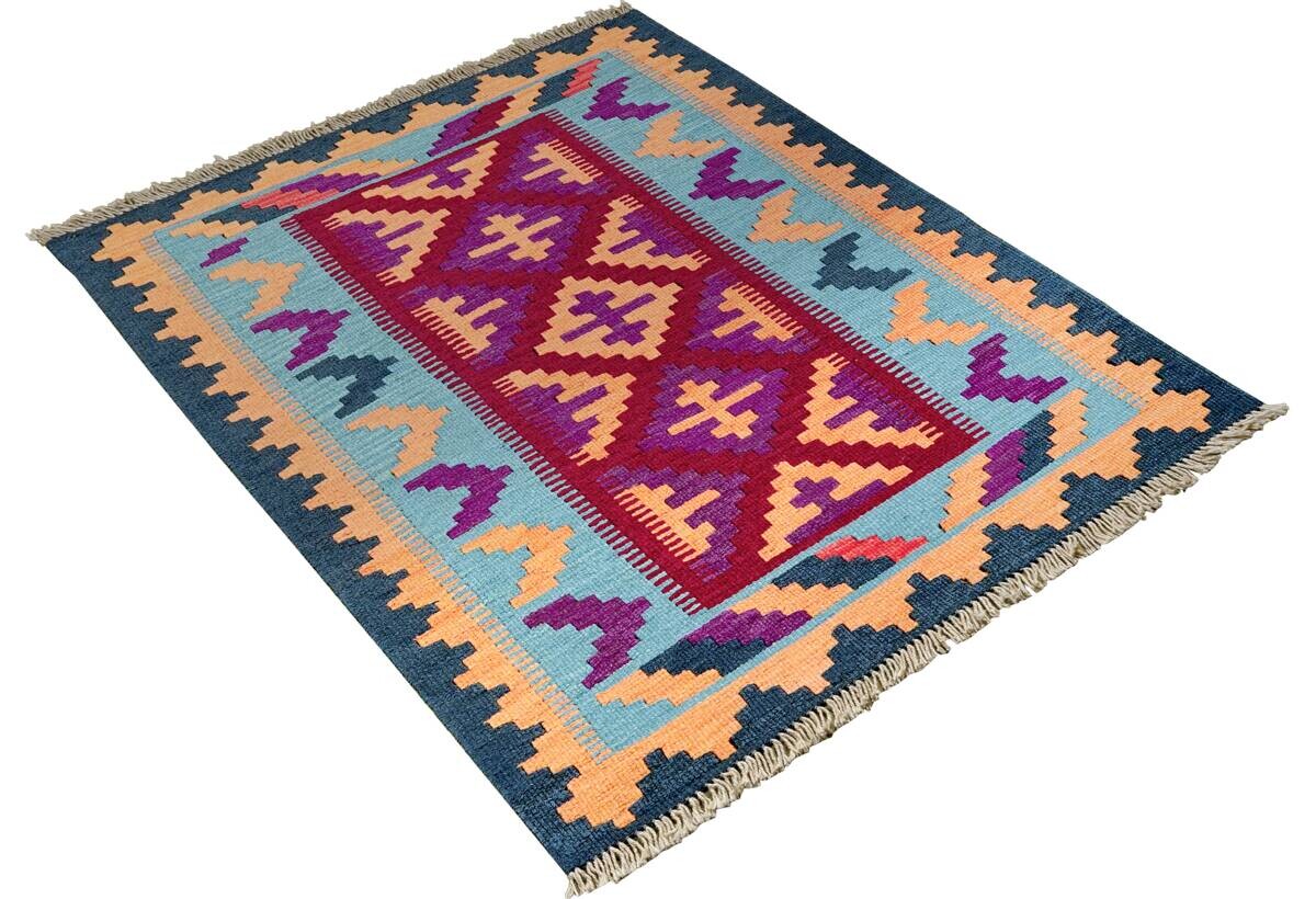 PersaTepp Teppich Kelim Gashgai rot B/H/L: ca. 82x1x127 cm