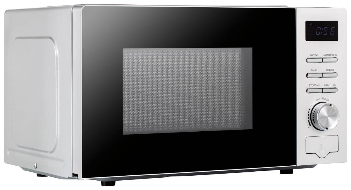 POCOline Mikrowelle silber Kunststoff D: ca. 26 cm ca. 20 l