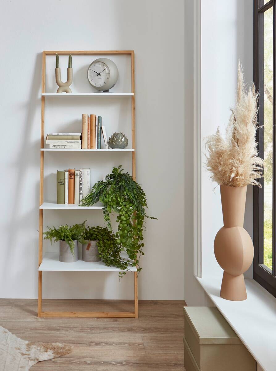 Regal natur weiß B/H/T: ca. 61x164x37 cm