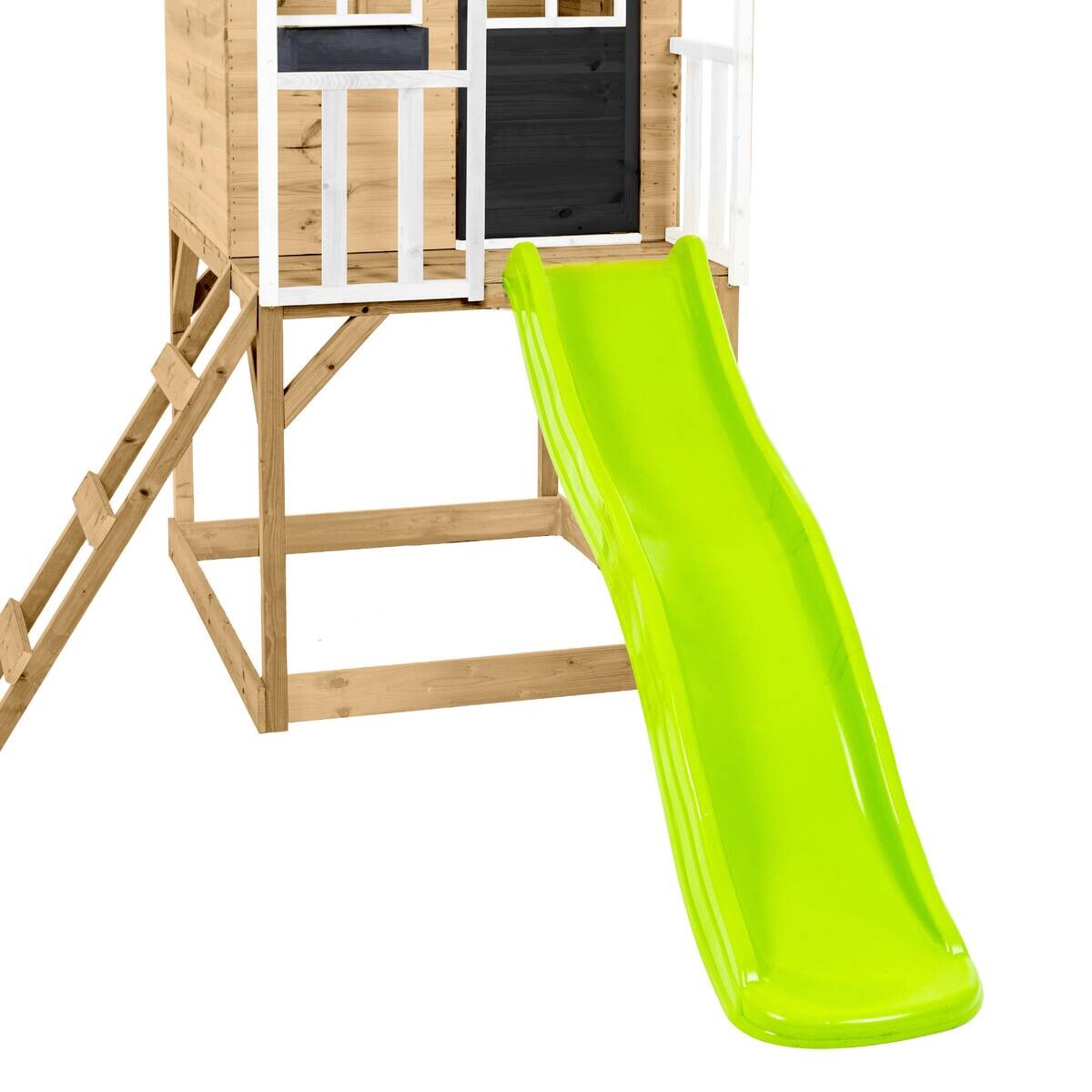 Zwerkules Spielhaus Holli natur B/H/L: ca. 370x224x352 cm