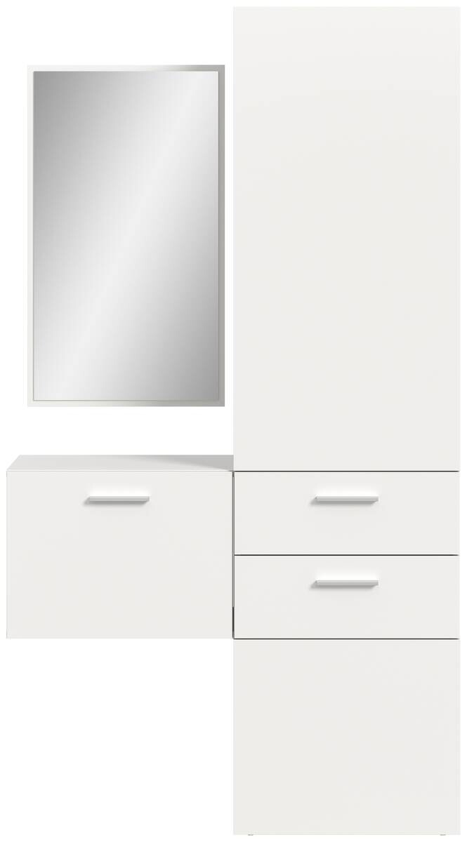 Garderobe VAGA weiß B/H/T: ca. 104x190x36 cm