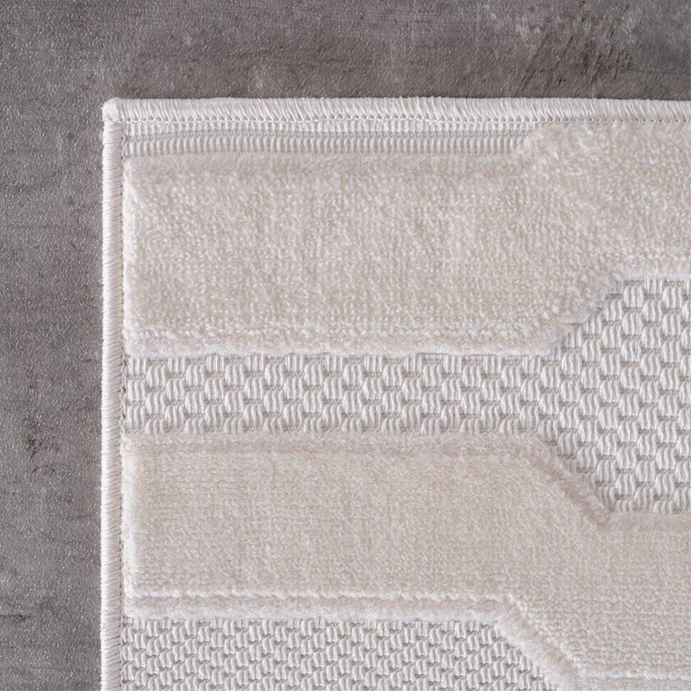 Ayyildiz Kurzflorteppich DOHA creme B/L: ca. 160x230 cm