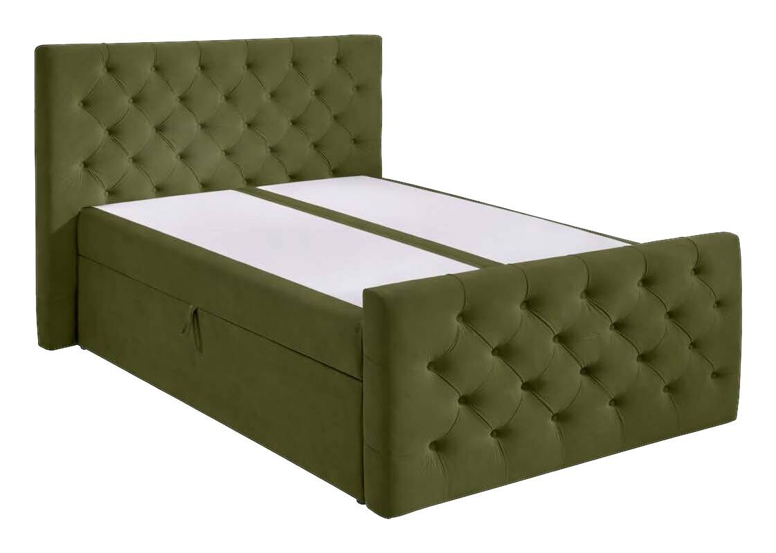 Boxbett Glow olive B/H/T: ca. 140x110x224 cm