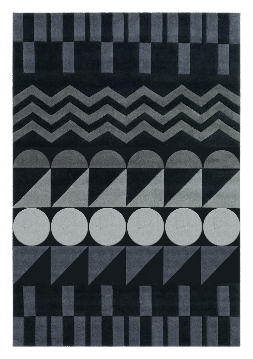 Arte Espina Kurzflorteppich Spirit 3120 anthrazit B/L: ca. 170x240 cm