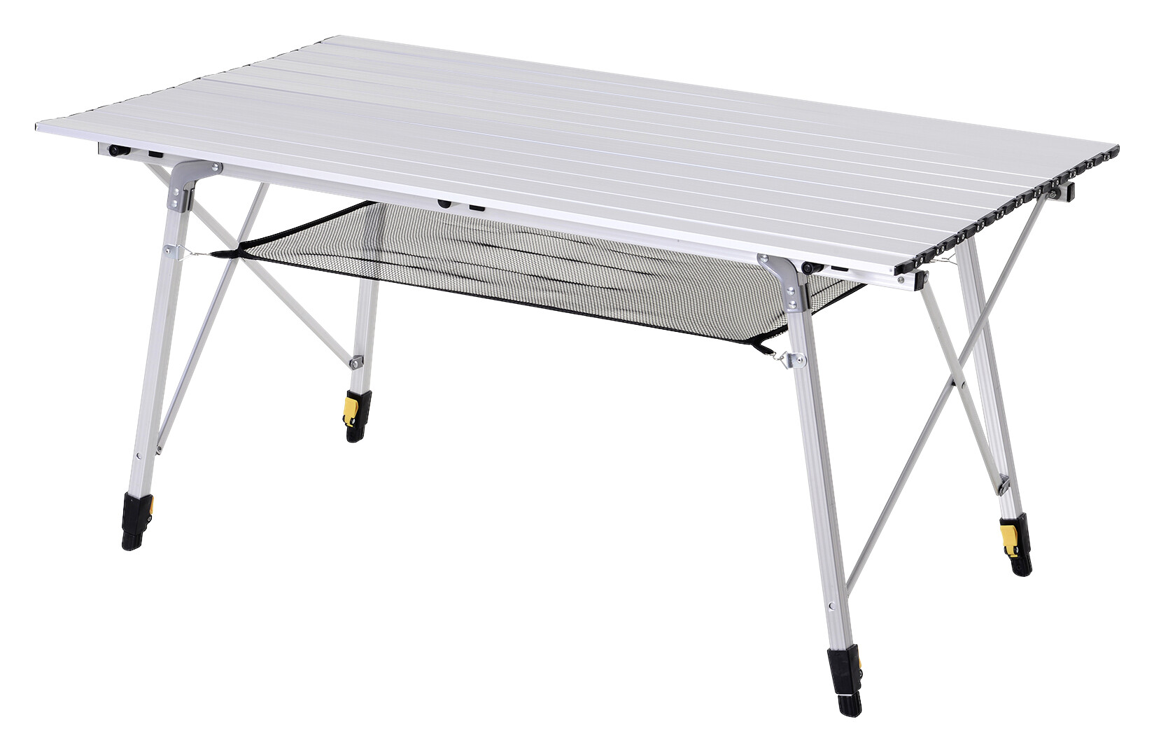 Outsunny Picknicktisch silber Aluminium B/H/L: ca. 70x73x120 cm