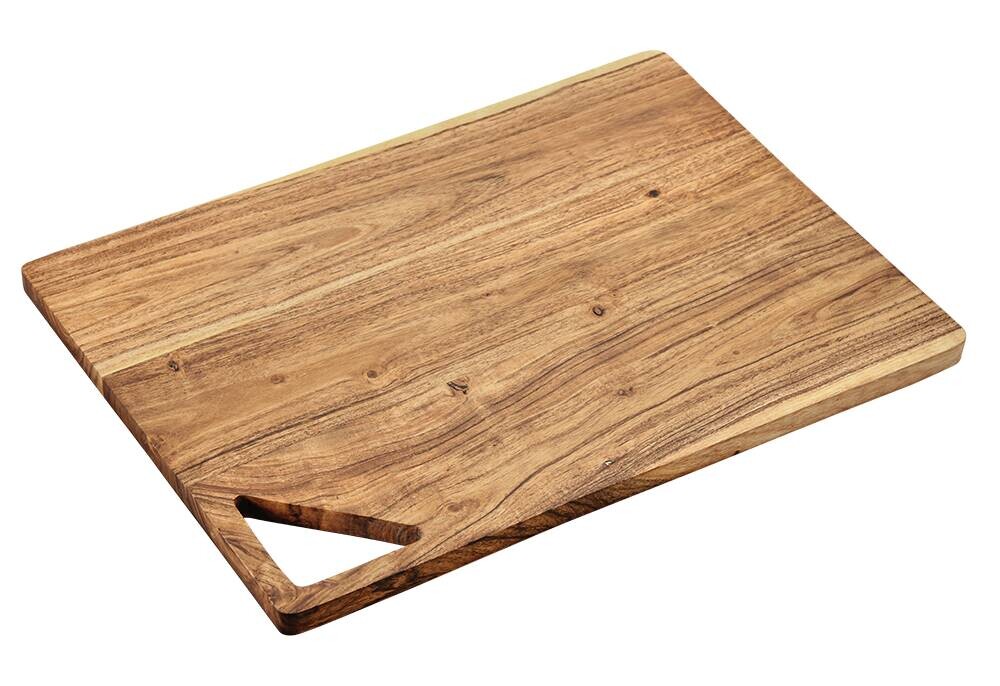 Kesper Schneidbrett braun Akazie B/H/L: ca. 30x1,5x40 cm