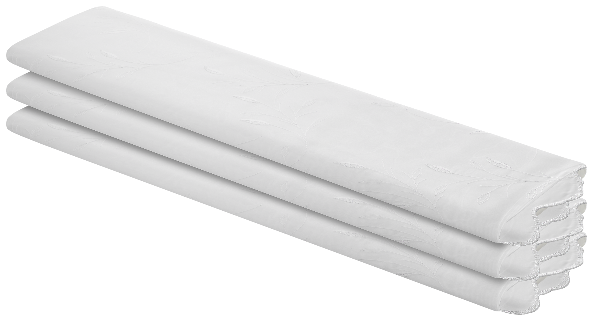 Store-Meterware Blätter weiß H: ca. 280 cm