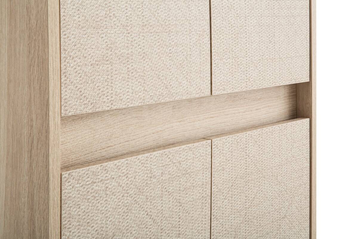 Hochschrank Sander Eiche Nachbildung B/H/T: ca. 56,9x164,5x33 cm