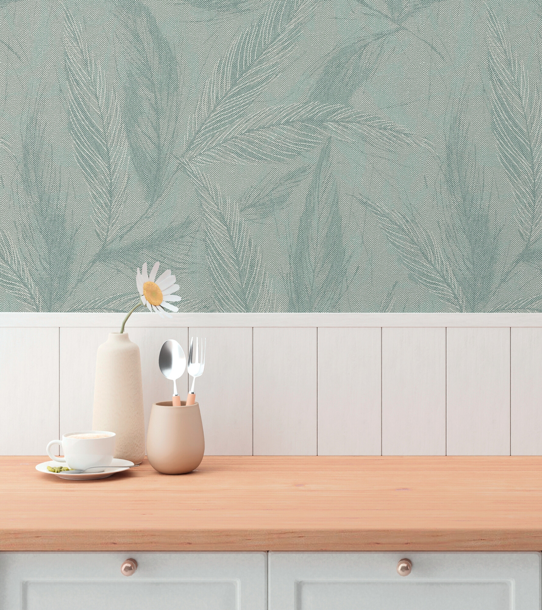 A.S.Creation Vliestapete grün B/H/D: ca. 53x1005x9,3 cm