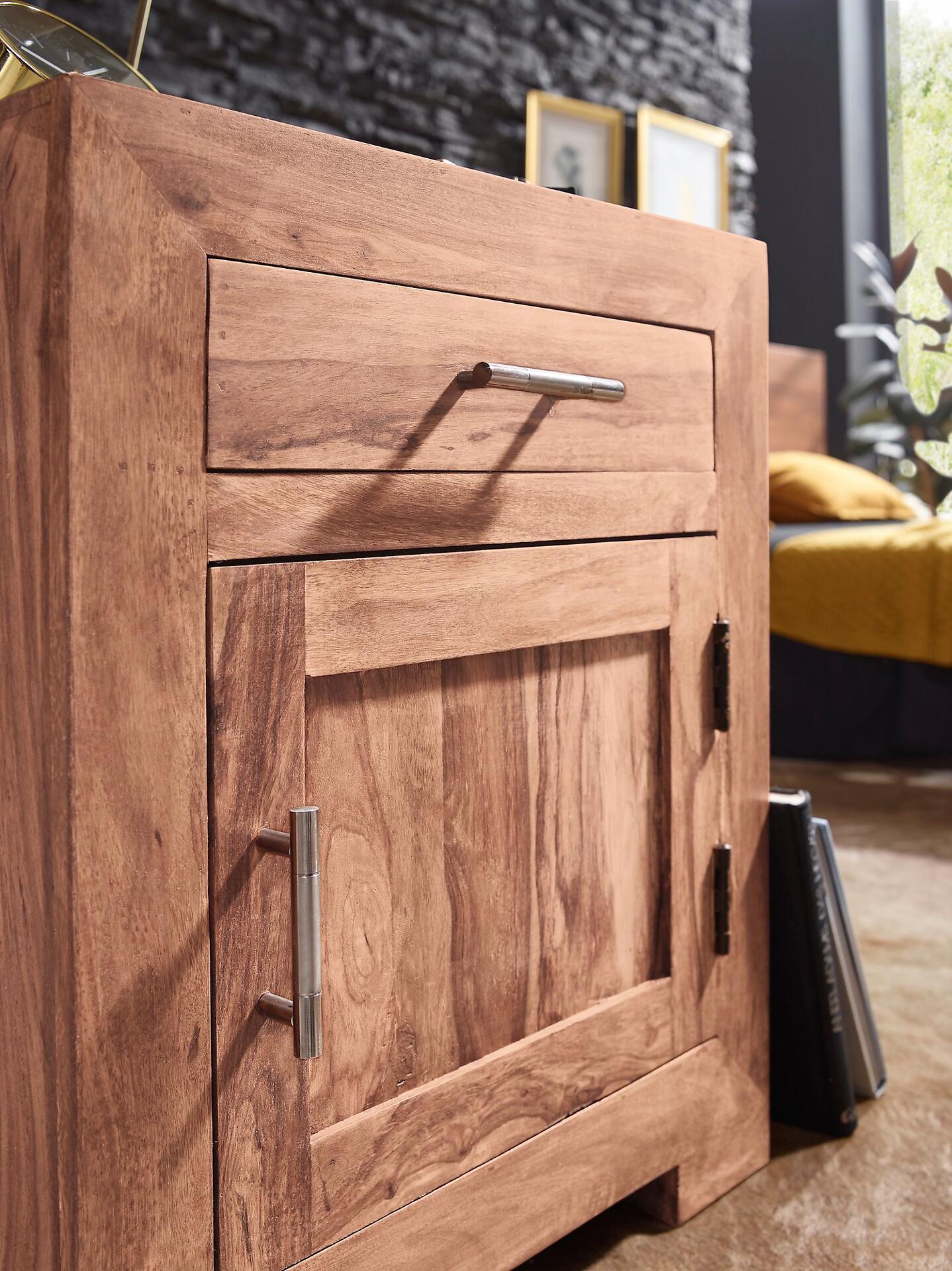 Nachtkonsole braun B/H/T: ca. 40x60x50 cm