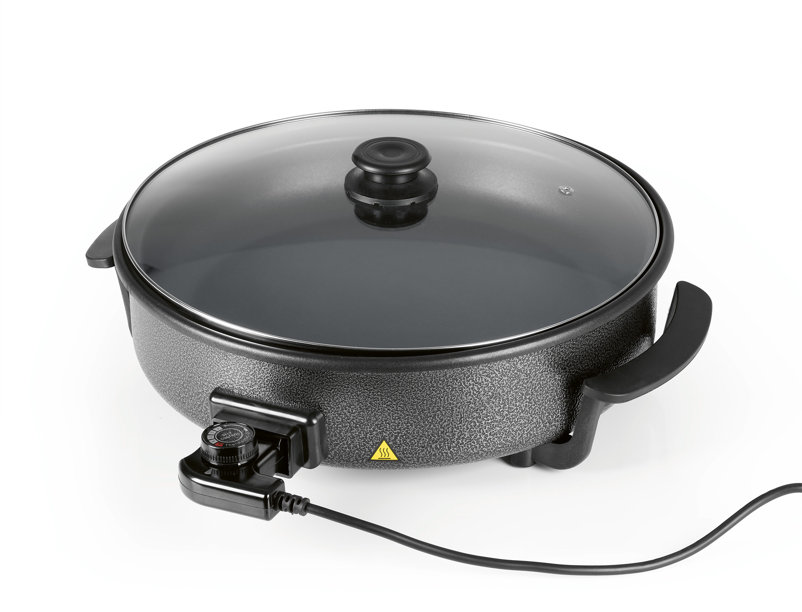 GOURMETmaxx Elektrische Party-Pfanne schwarz Edelstahl B/H/L: ca. 45x17,5x41 cm