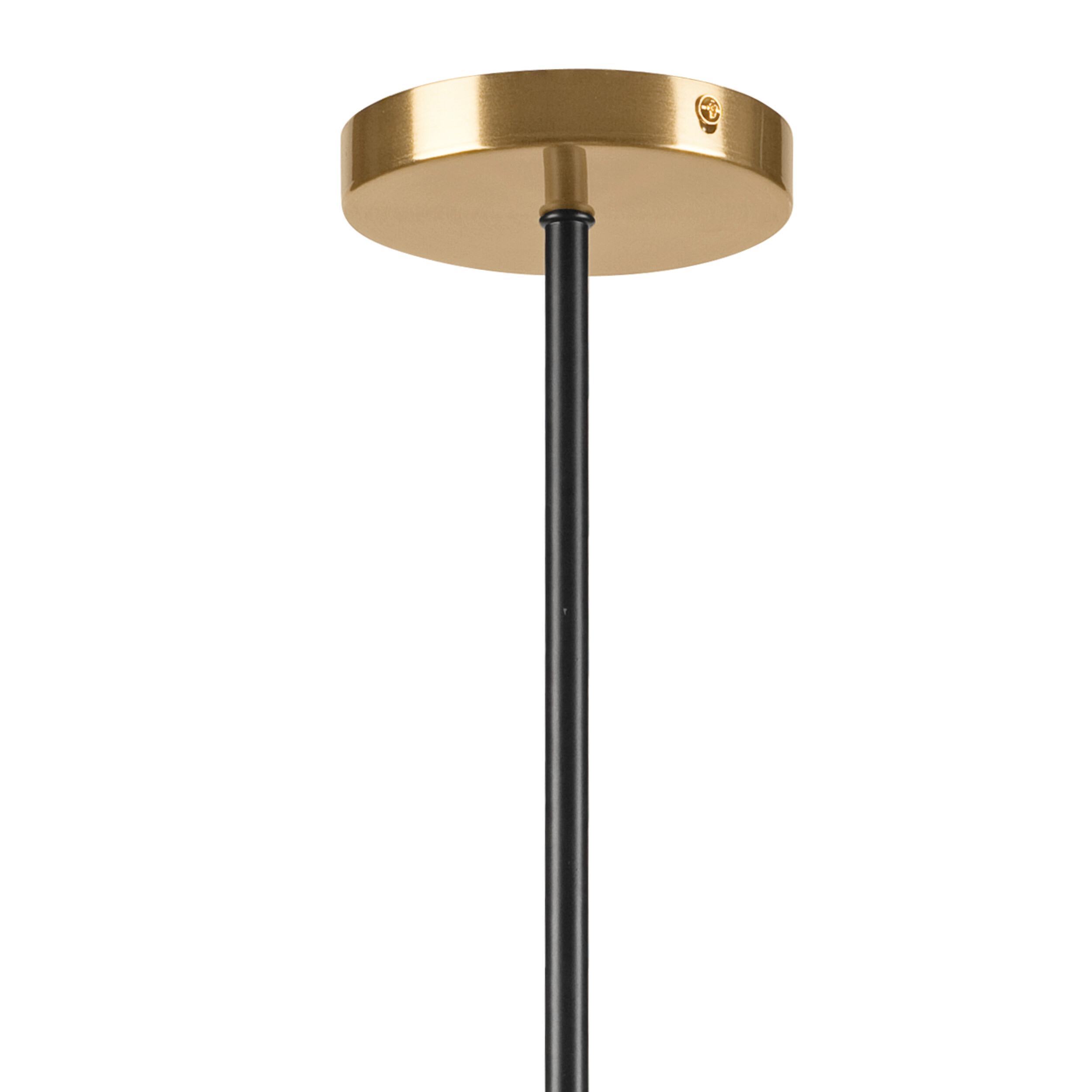 Lamkur Deckenleuchte Lilou gold Stahl Glas B/H/L: ca. 51x53x51 cm E14 6 Brennstellen