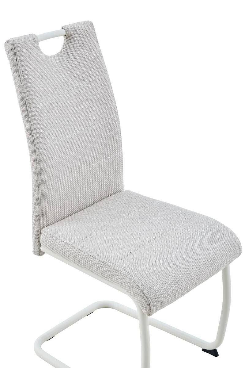 Schwingstuhl Florenz beige Webstoff B/H/T: ca. 43x99x60 cm