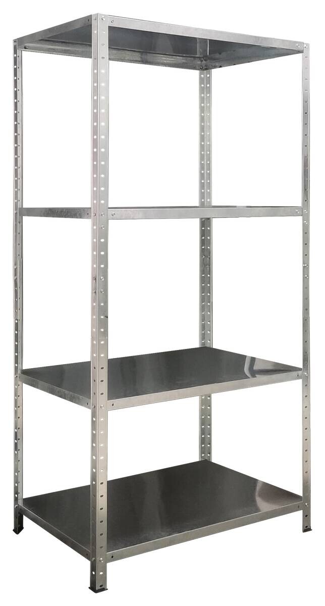 Schraubregal verzinkt B/H/T: ca. 90x180x60 cm