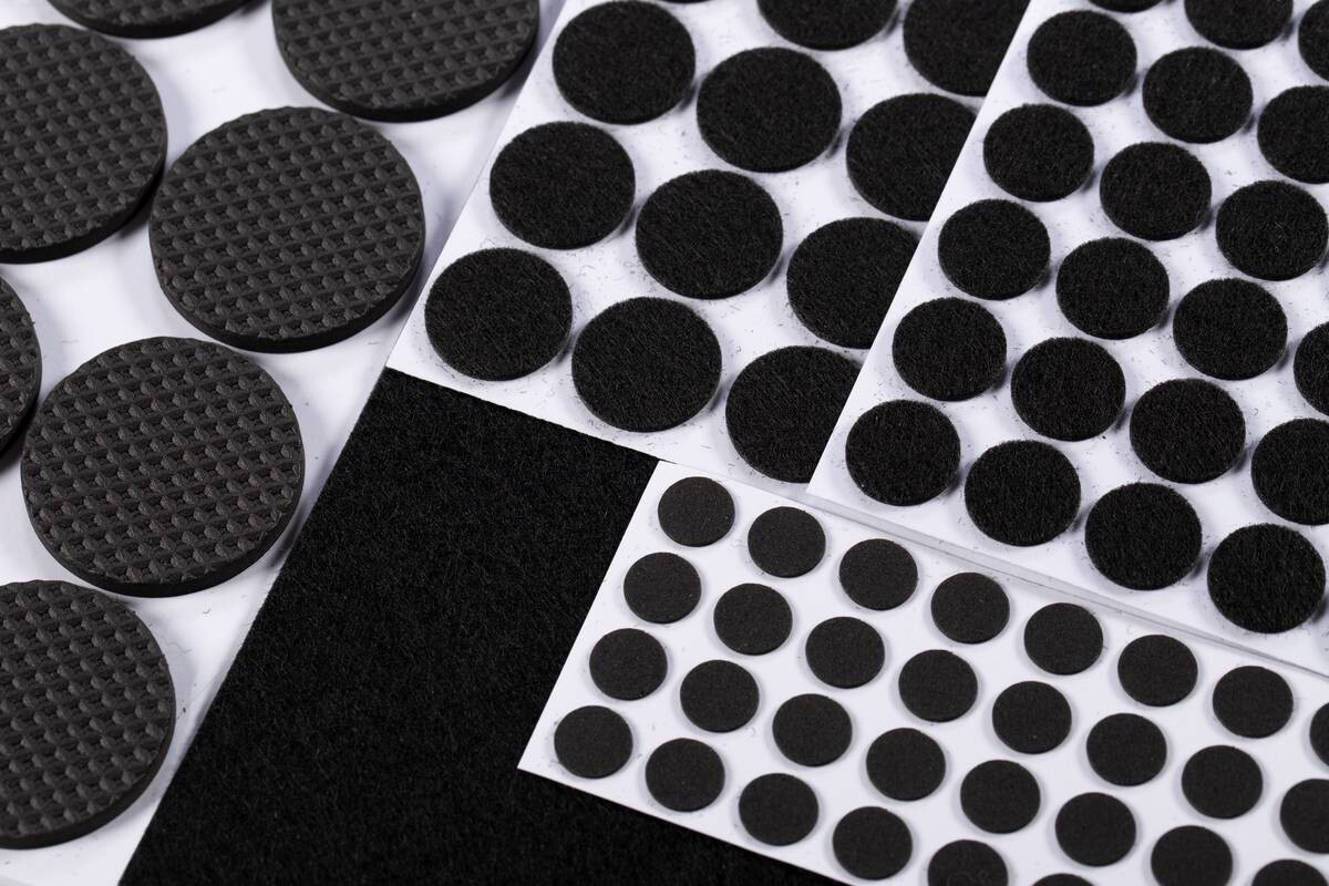 POCOline Filzgleiter schwarz 131 tlg.