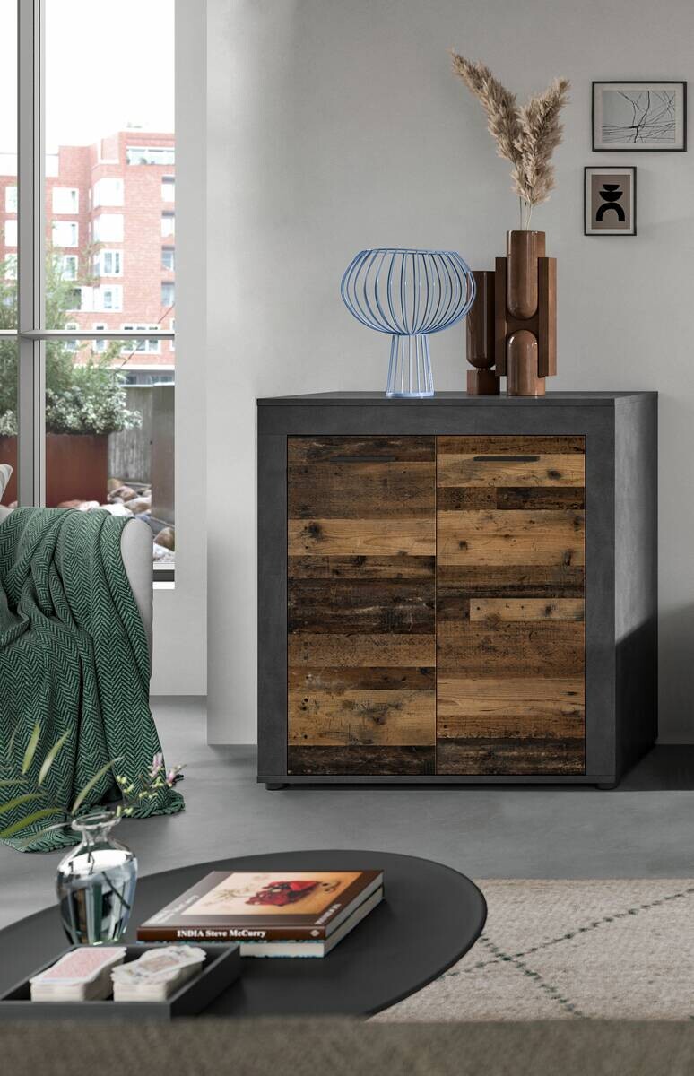 Highboard Jam Matera Nachbildung Old Wood Nachbildung B/H/T: ca. 88x80x35 cm