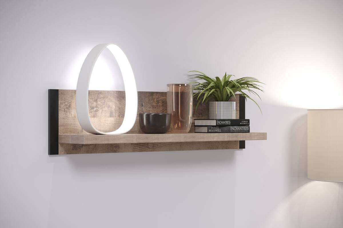 Wandboard Emile Eiche Tabak Nachbildung B/H/T: ca. 110x28x23 cm