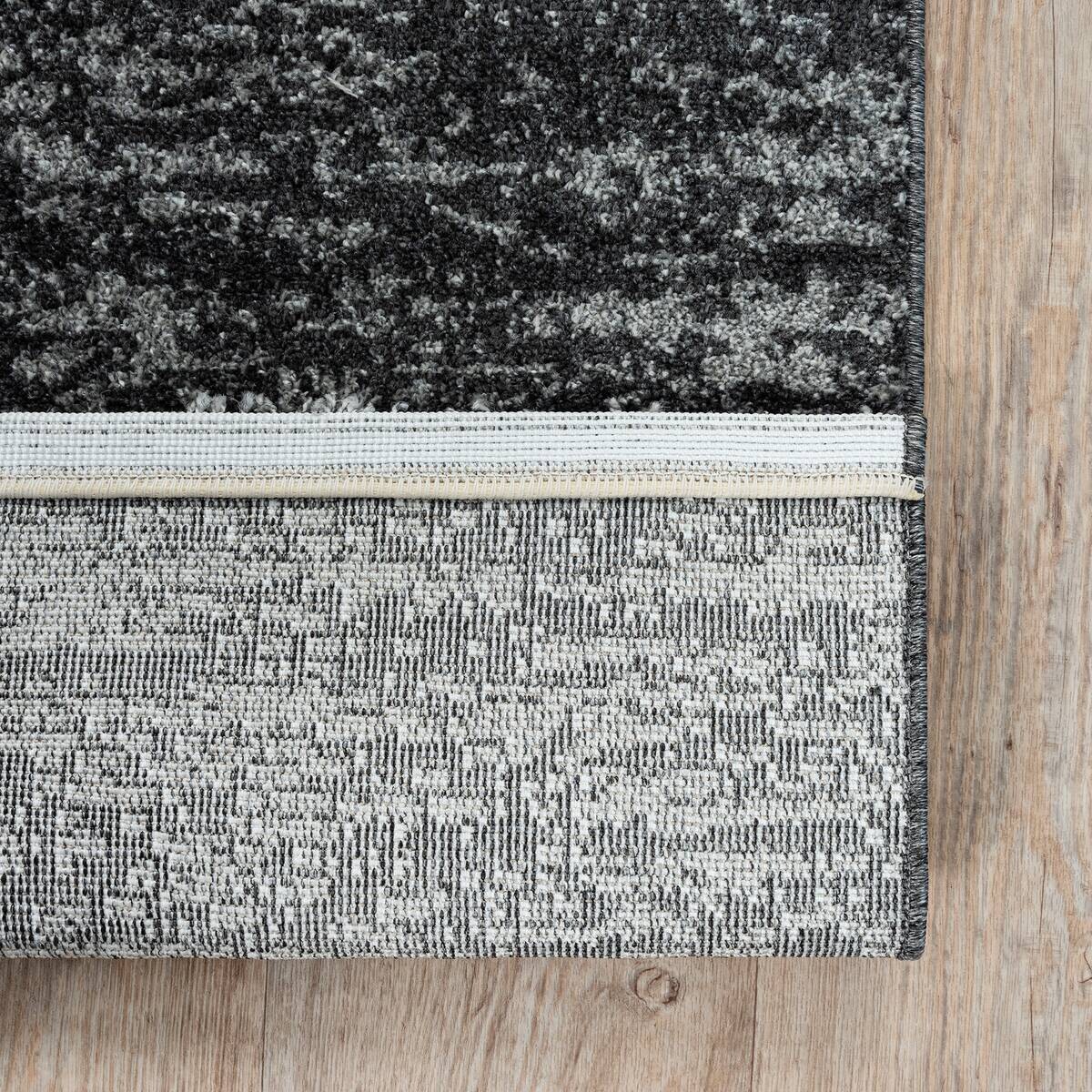 Sanat Kurzflorteppich OSLO schwarz B/L: ca. 120x170 cm