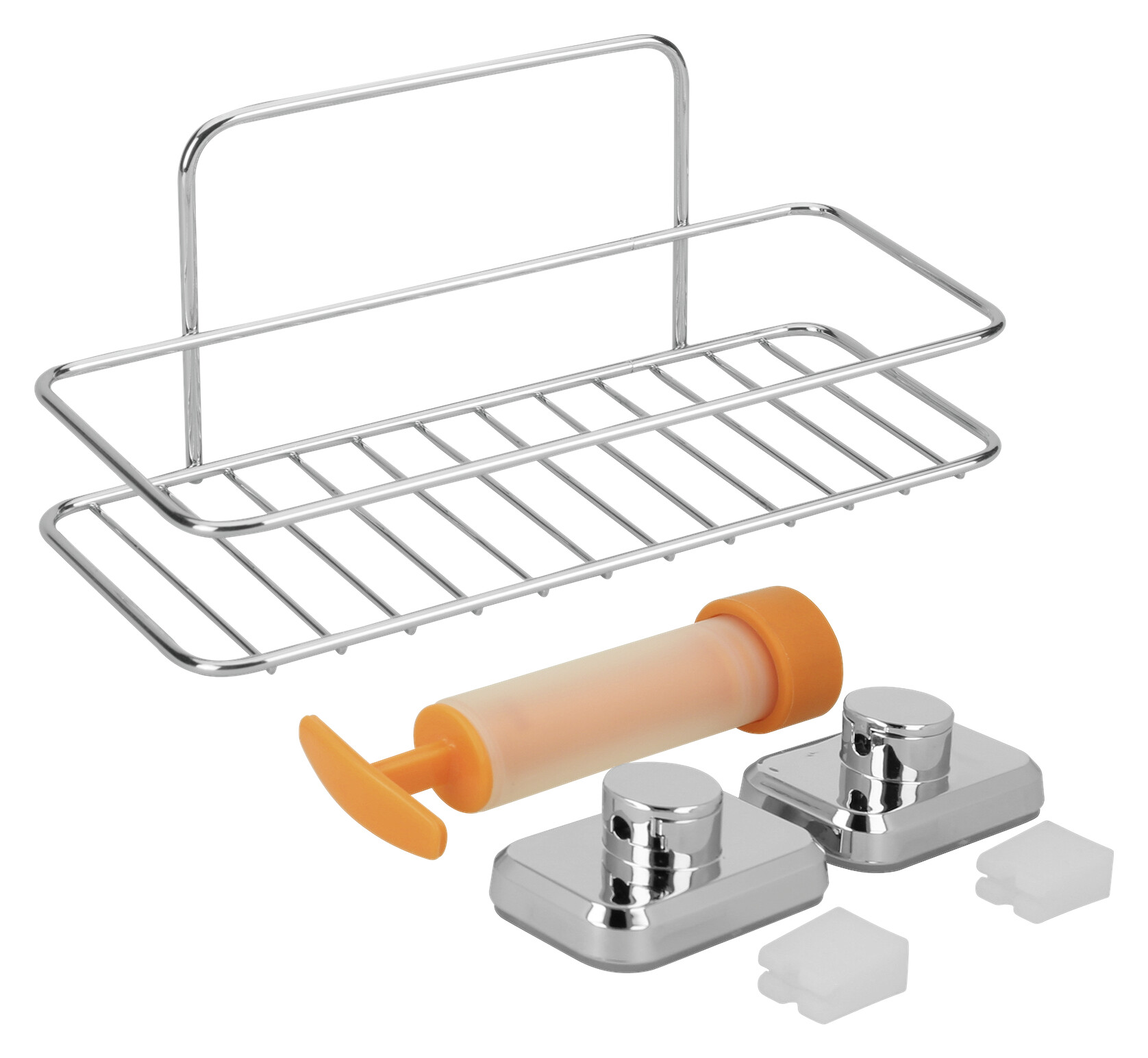 Ablagekorb Chrom Metall