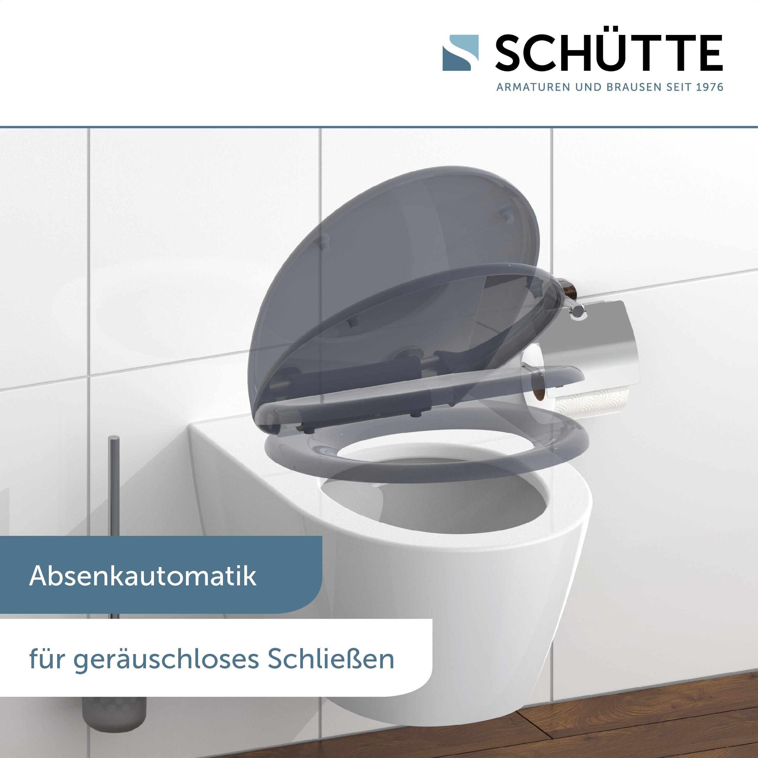Schütte Duroplast WC-Sitz ANTHRAZIT Duroplast
