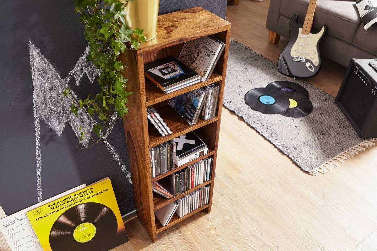 CD Regal natur B/H/T: ca. 30x90x17 cm