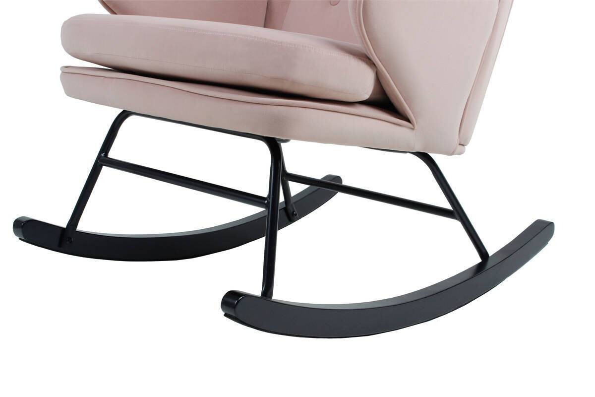 Schaukelstuhl Melorie 100 altrosa B/H/T: ca. 86x95x65 cm