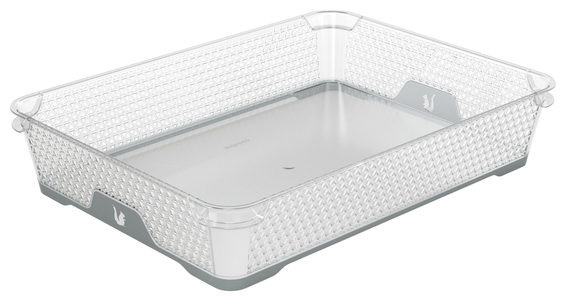 keeeper Stapelkörbchen grau B/H/L: ca. 26,5x7x36 cm