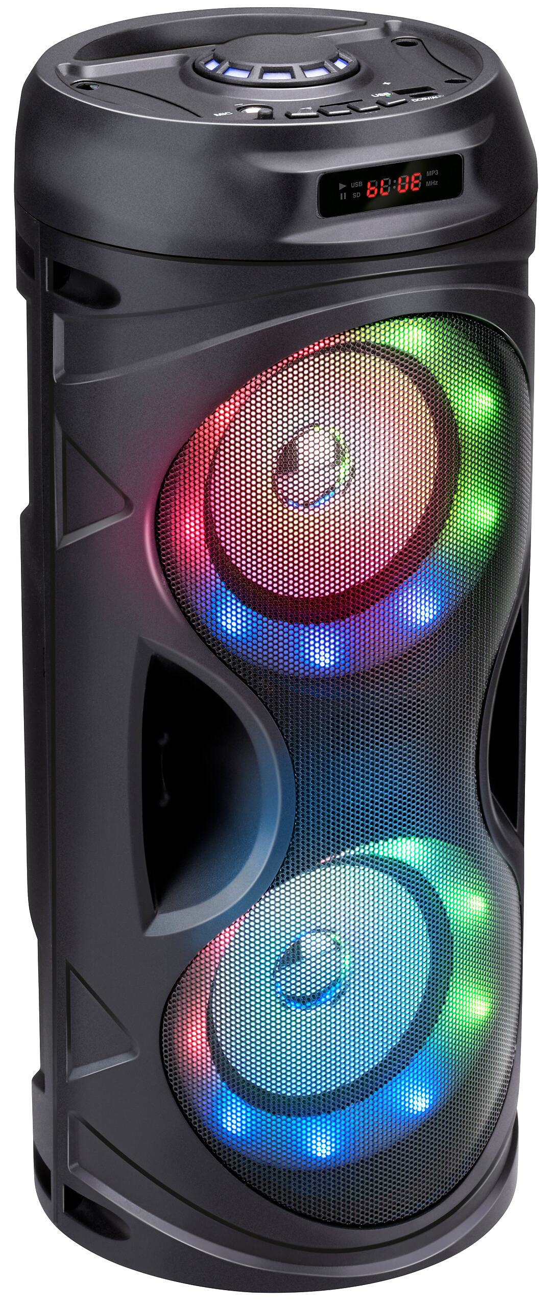 Bluetooth-Lautsprecher schwarz B/H/L: ca. 18,9x41,5x19 cm