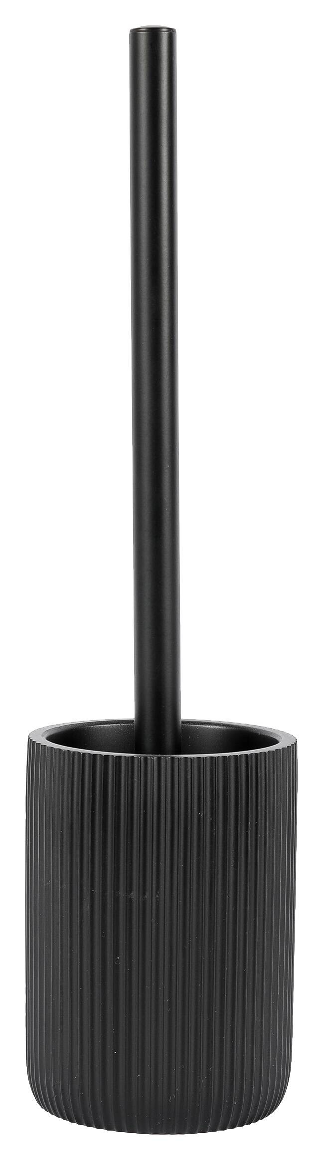 WC-Garnitur Samos schwarz Polyresin