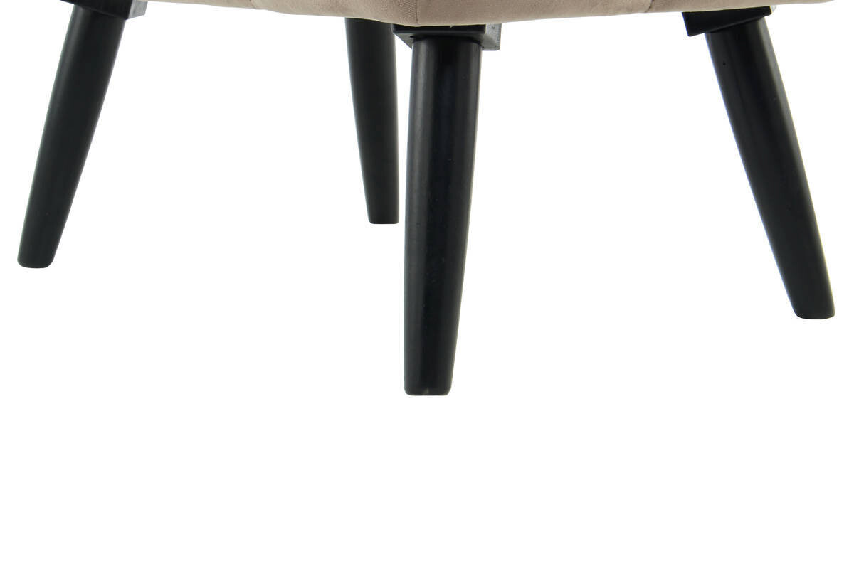 360 Living Hocker Piano 100 taupe schwarz B/H/T: ca. 60x48x40 cm