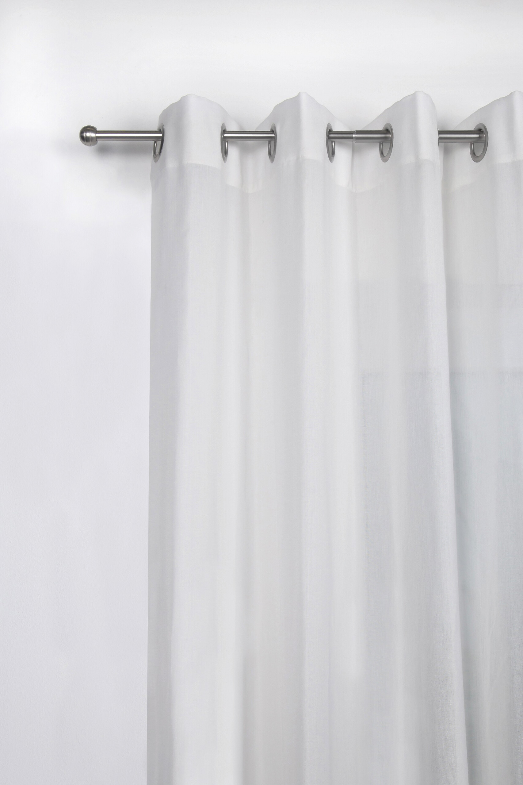 ondeco Stilgarnituren habito_rillball Edelstahloptik Metall ausziehbar von ca. 160 bis 280 cm 1.0 Läufe